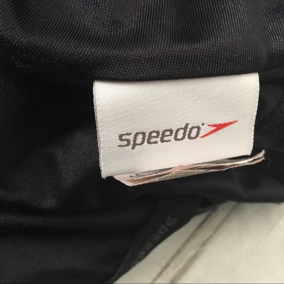 Speedo One Piece Black Bathing Suit Size 14 - Picture 6 of 8